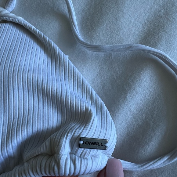 White Ribbed String Bikini Set - Picture 4 of 5